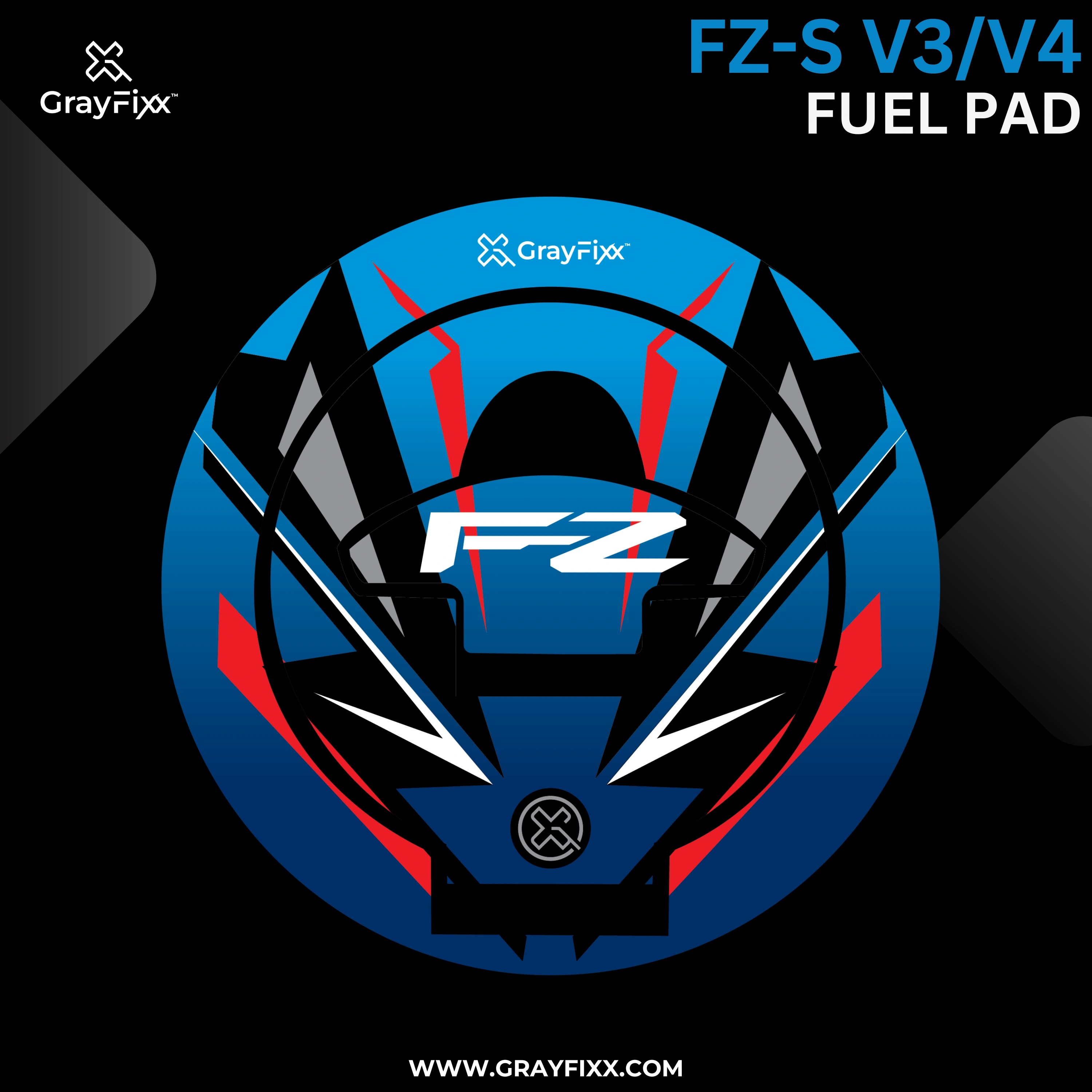 Grayfixx FZs v3/v4 Fuel Pad | Premium 3D Gel Fuel Pad, Pack of 1